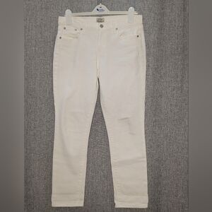 J. Crew Women's Cream Straight Leg Jeans